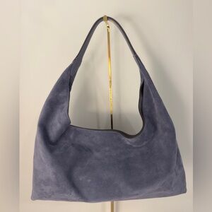 Madewell Mylie shoulder bag - blue suede